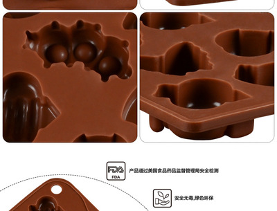 廠家現(xiàn)貨批發(fā) 硅膠巧克力模具，昆蟲(chóng)造型硅膠巧克力模與冰格模的創(chuàng)新應(yīng)用